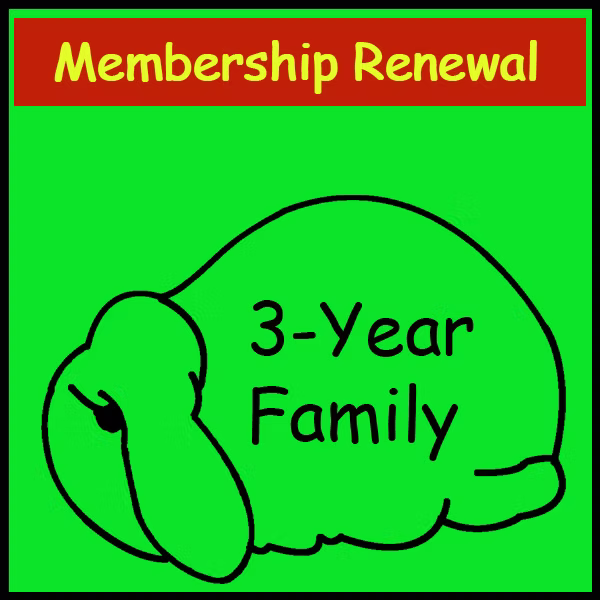 Membership Renewal - FAMILY [3-year]